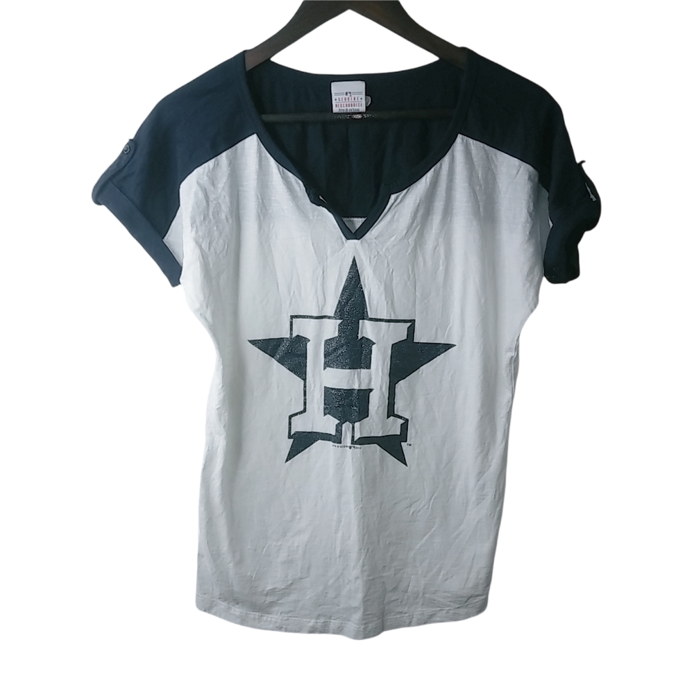 Houston Astros M H-Star Baseball Fan Top
